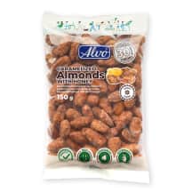 Karamelizuoti migdolai su medumi ALVO, 150 g