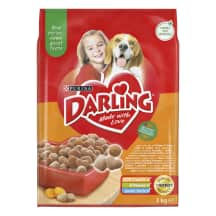 Sausas šunų ėdalas su vištiena DARLING, 3 kg