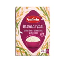 Ilgagrūdžiai ryžiai GALINTA BASMATI, 4 x 100 g