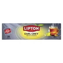 Juodoji arbata LIPTON EARL GREY, 25 vnt