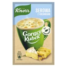 Sūrio sriuba su skrebučiais KNORR, 22 g