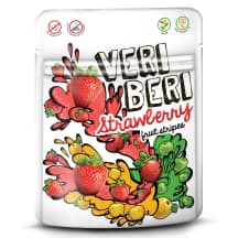 Braškinės juostelės VERI BERI, 50 g