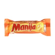 Šok. batonėlis su žemės riešutais MANIJA, 49 g