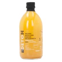 Obuolių actas su ciberž.ir cinam.DETOX, 500 ml