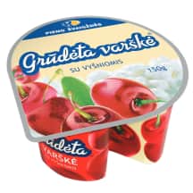 Grūd. varškė su vyšn. PIENO ŽVAIGŽDĖS,7%, 150 g