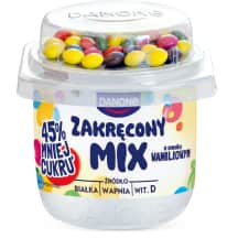 Vanil. sk. jogurtas šokol. dražė DANONE, 125 g