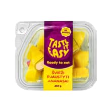 Šviežiai supjaustyti ananasai, 250 g