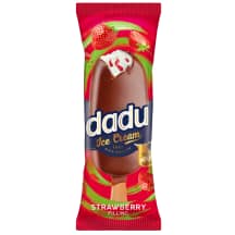 Valg. ledai DADU su braškių įdaru, /69g, 100 ml