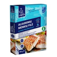 Užš. aliask. menkių filė MSC ZIGMAS, 4 x 100 g