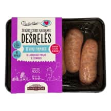 Storos TĖVUKO FIRMINĖS kiaul. dešrelės, 400 g
