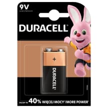 Baterija DURACELL 9V, 1 vnt