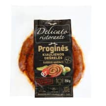 Proginės kiaul. dešrelės BBQ marinate, 250 g