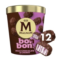 Valg. ledai MAGNUM CHOC.&CHERRY, /168g, 12 x 17 ml