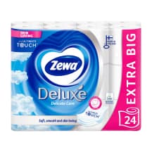 Tual.pop. ZEWA DELUXE PURE WHITE, 3sl., 24 rit.