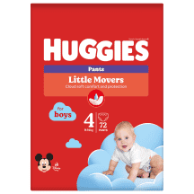 Sauskel.-kelnait.HUGGIES BOY(4)9-,72vnt., 14 kg