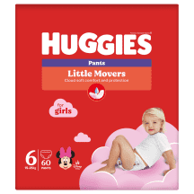 Sauskel.-kelnait.HUGGIES GIRL(6)15-,60vnt, 25 kg