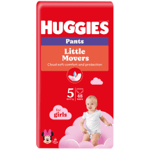 Sausk.keln.HUGGIES GIRL5,12-,48vnt, 17 kg