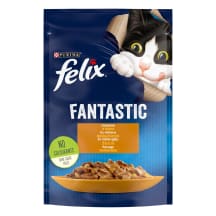 Kačių ėdalas FELIX FANTASTIC su vištiena, 85 g