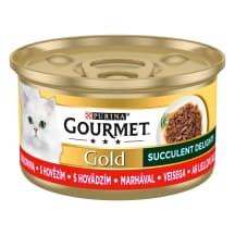Konservai katėms su jautiena GOURMET GOLD, 85 g