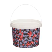 Plast. kibiras su dangčiu MARJUKKA, 3 l
