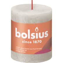 Žvakė BOLSIUS, pilka, 8 x 7 cm