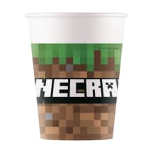 Pop. puodeliai „Minecraft“ 8vnt, 200 ml