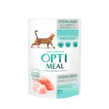 Kons. katėms kalakut., višt. OPTIMEAL, 85 g