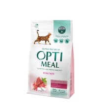 Pašaras katėms su veršiena OPTIMEAL, 0.7 kg