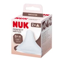 Čiulptuk. NUK PERFECT MATCH, 0mėn+, 2 vnt