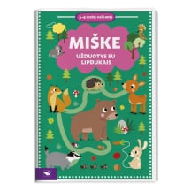 Knyga MIŠKE.UŽDUOTYS SU LIPDUKAIS 4-., 5 m