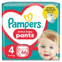 Sauskelnės PAMPERS PANTS GIANT P. S4, 66 vnt