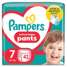 Sauskelnės PAMPERS PANTS GIANT P. S7, 42 vnt