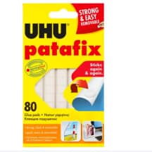 Lipnūs balti klijų padeliai UHU, 80 vnt, 50 g