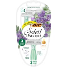 Vienkart. skust. BIC SOLEIL ESCAPE, 3 vnt