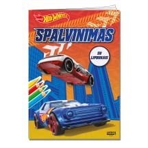 Spalv. kn. HOT WHEELS. SU LIPDUKAIS