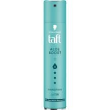 Plaukų lakas TAFT ALOE BOOST, 250 ml