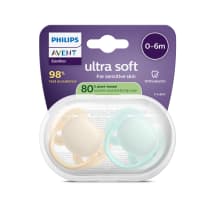 Čiulp. PHILIPS AVENT ULTRA, 0 – 6 mėn., 2 vnt