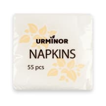 Servetėlės URMINOR, 55 vnt