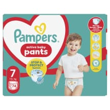 Sauskeln. PAMPERS PANTS MEGA PACK S7, 74 vnt