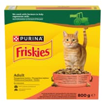 S. kačių ėdal. FRISKIES ADULT, su jaut., 800 g
