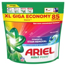 Skalbimo kapsulės ARIEL COLOR, 85 skalb.