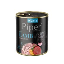 Šunų ėdalas PIPER su ėriena ir morkom., 800 g