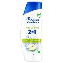 Plaukų šampūnas H&S APPLE FRESH 2IN1, 400 ml