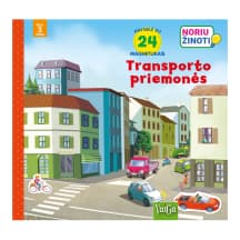 Knyga TRANSPORTO PRIEMONĖS. SU 24 MAGNETUKAIS