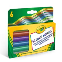 Žymekliai CRAYOLA, metalizuoti, 6 vnt