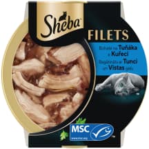 Kačių ėd. SHEBA FILLETS, su višt. tun., 60 g