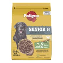 Šunų ėdalas PEDIGREE SENIOR, su darž., 2.6 kg