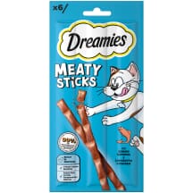 Kačių skan. DREAMIES STICKS, su laš., 6 x 5 g
