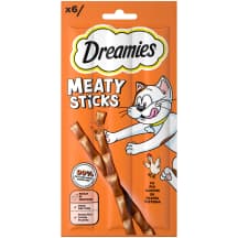 Kačių skan. DREAMIES STICKS, su višt., 6 x 5 g