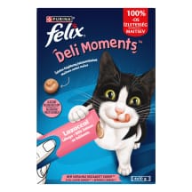 Kačių ėdalas FELIX DELI MOMENTS su laš., 4 x 10 g